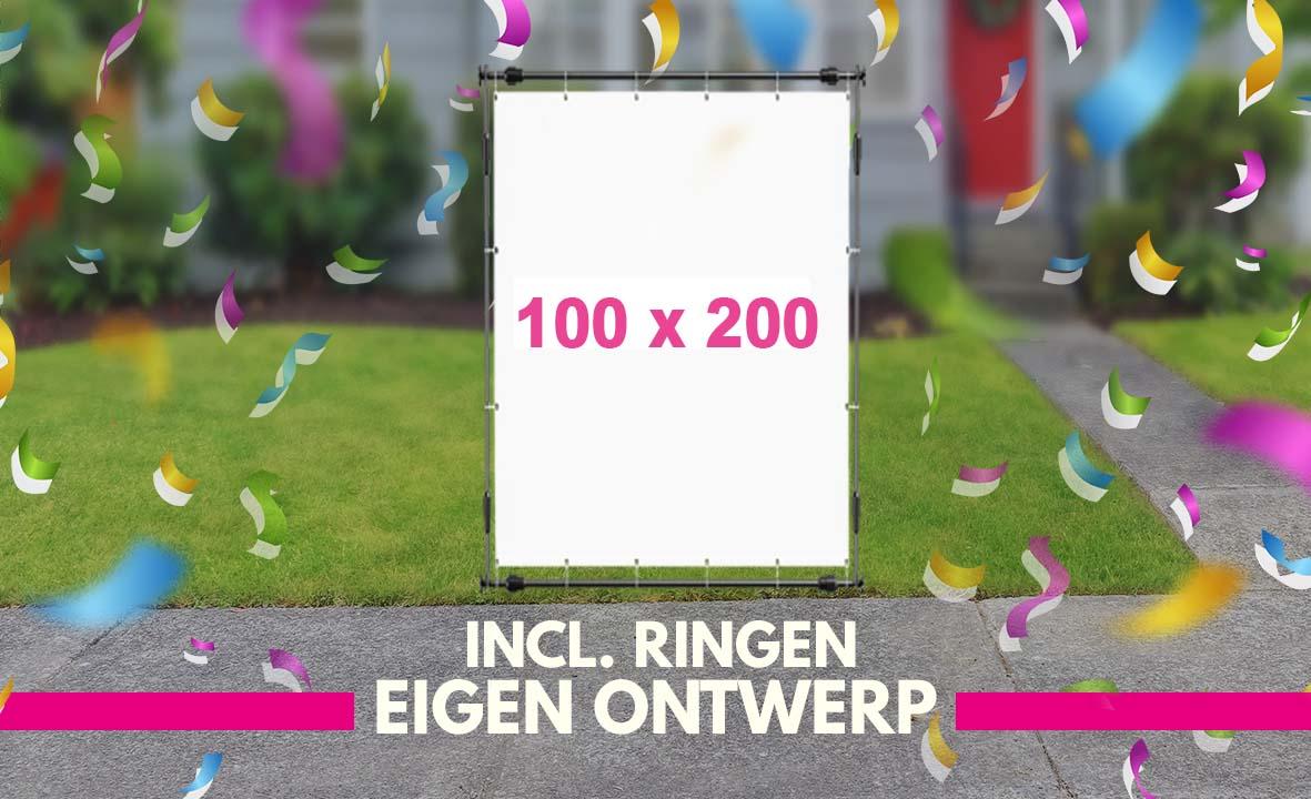 Spandoek maken 100 x 200cm