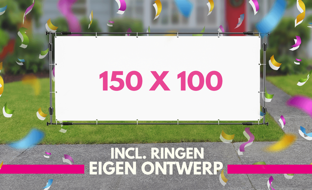 Spandoek maken 150 x 100cm