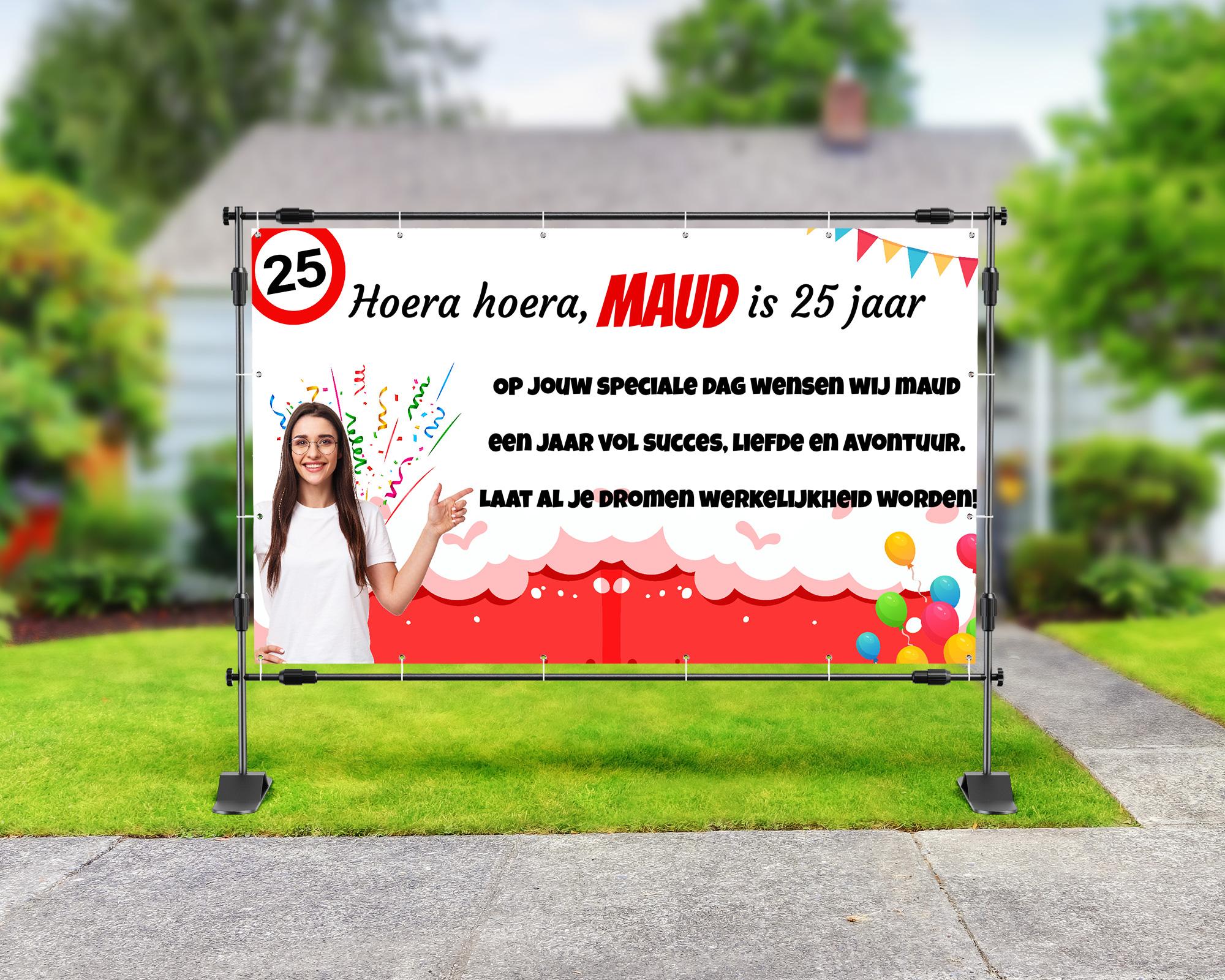 spandoek 25 jaar maud