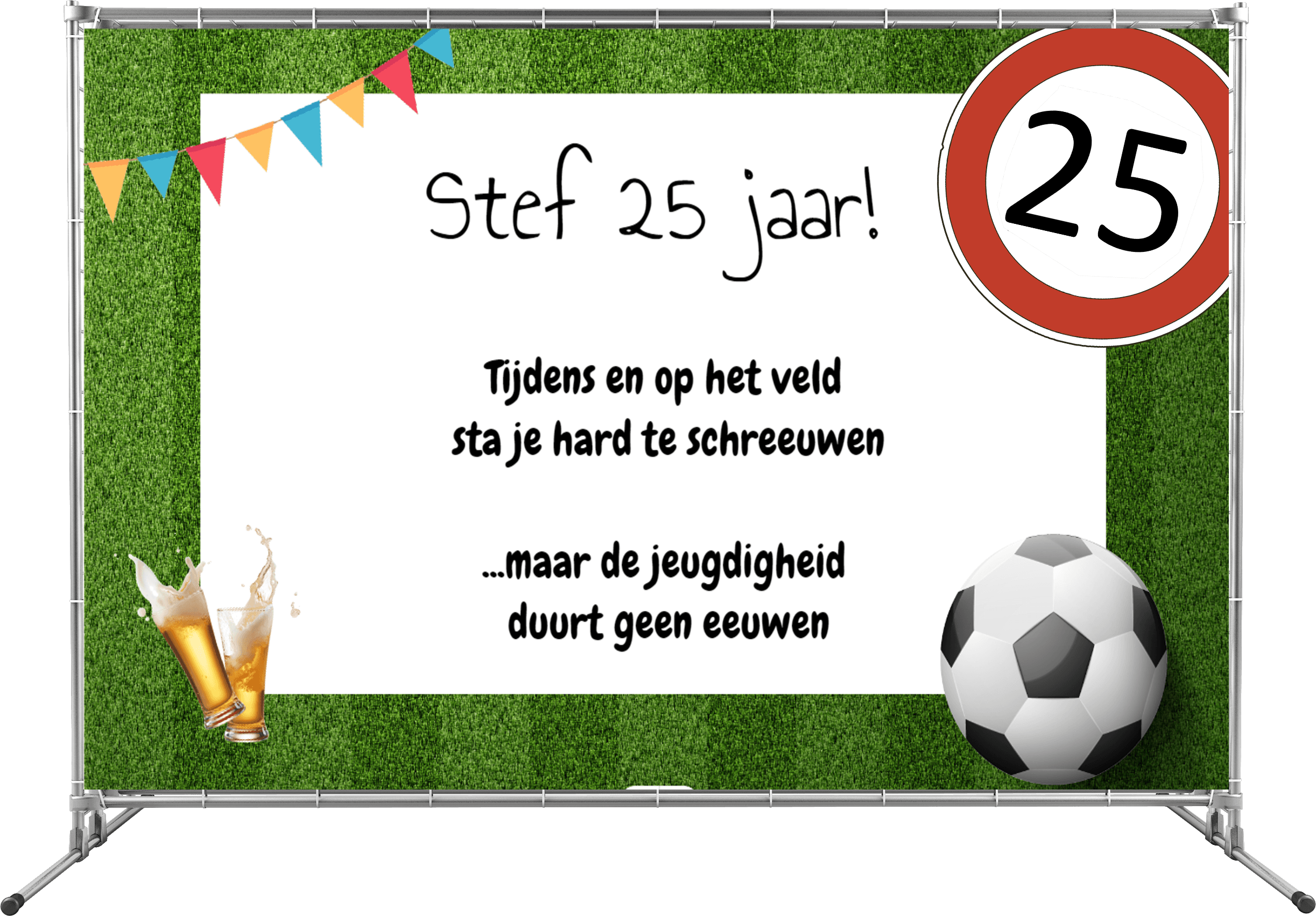 Spandoek 25 Jaar Spandoekgigant