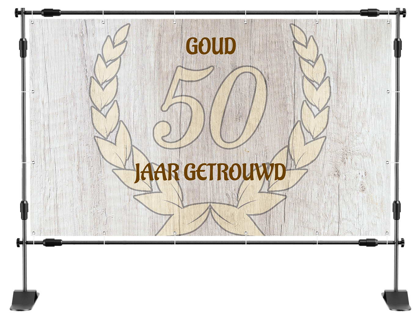 50 jaar getrouwd spandoek Spandoekgigant