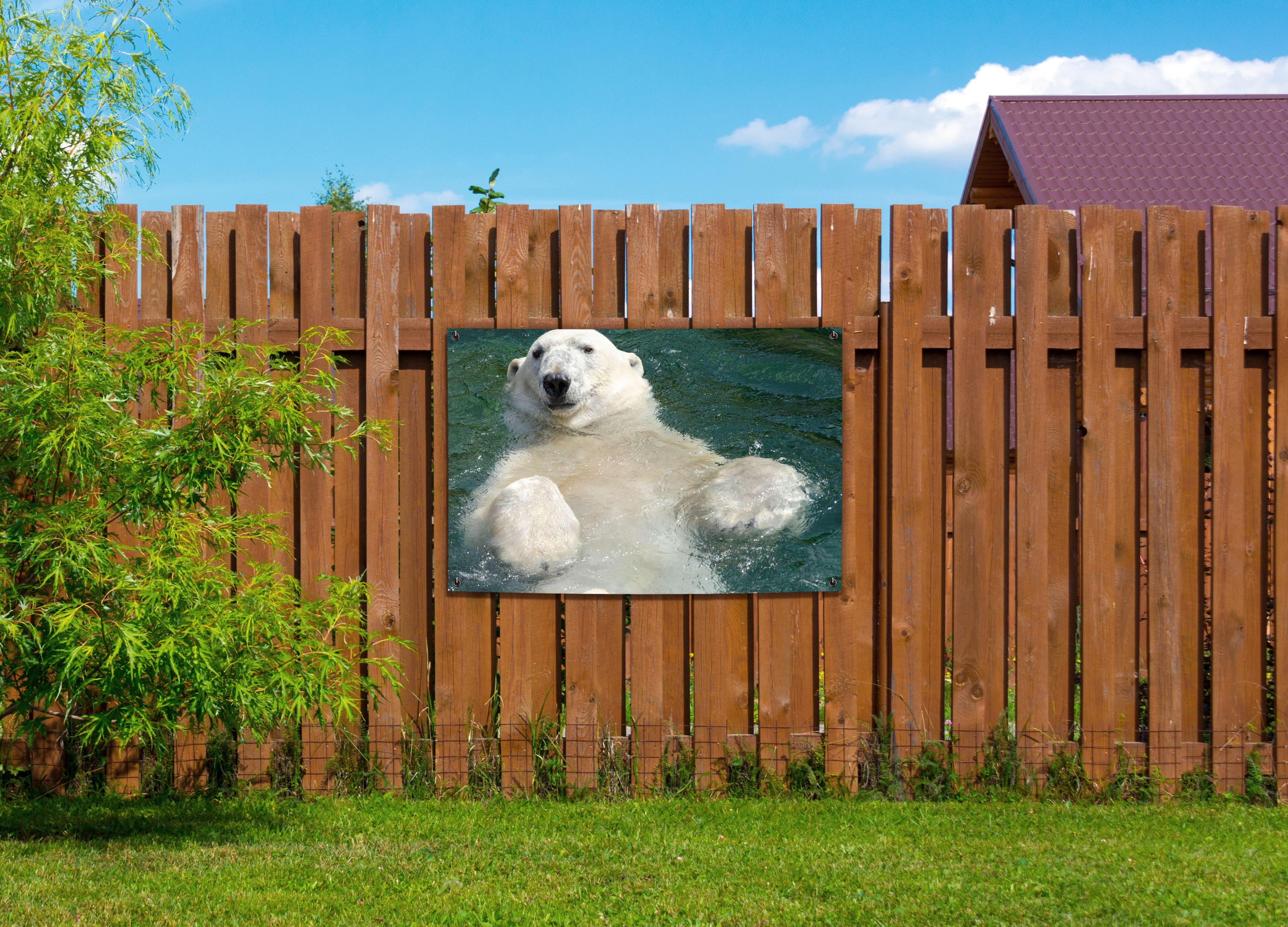 tuinposter met ijsbeer